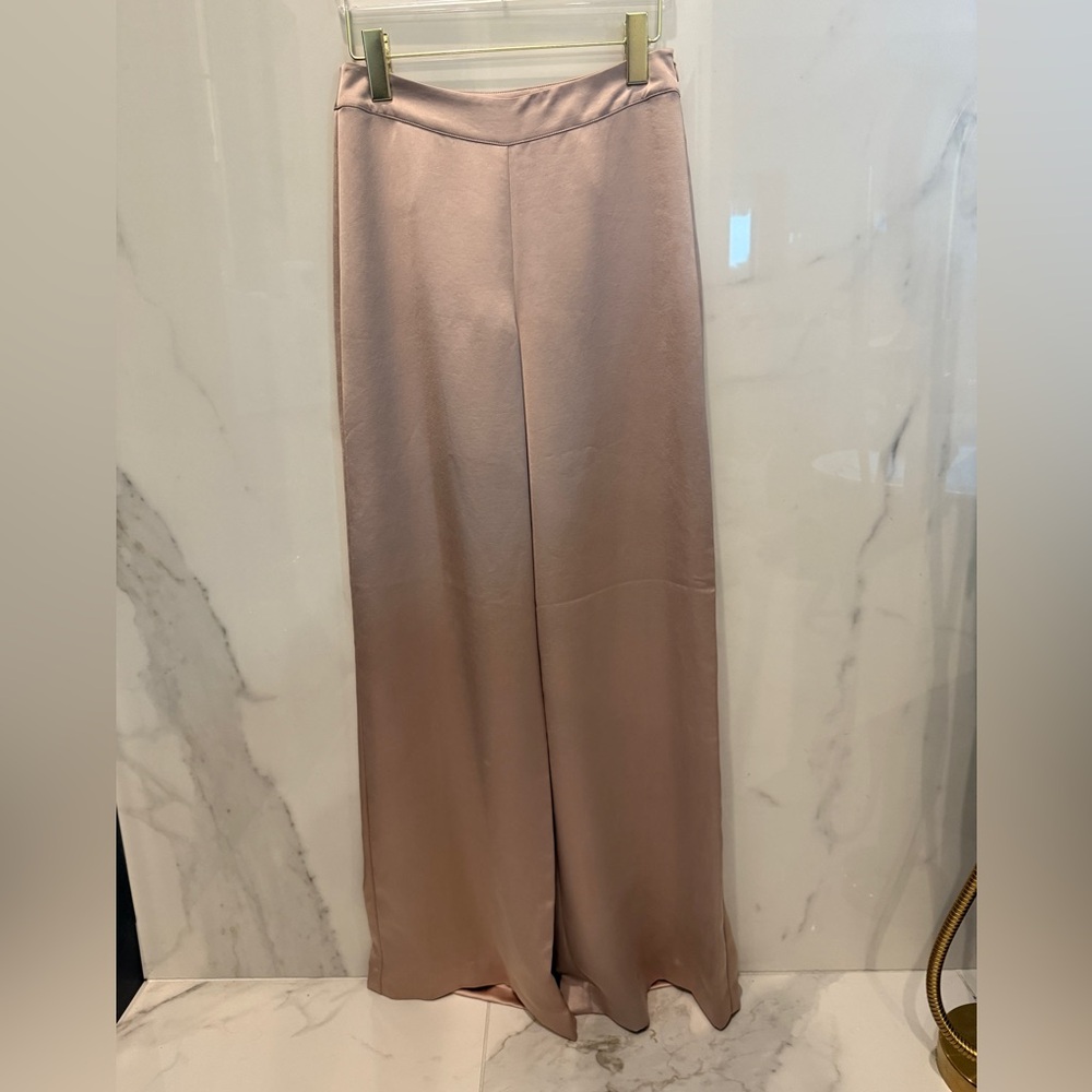 Trina Turk Light Silk Pink Trousers
